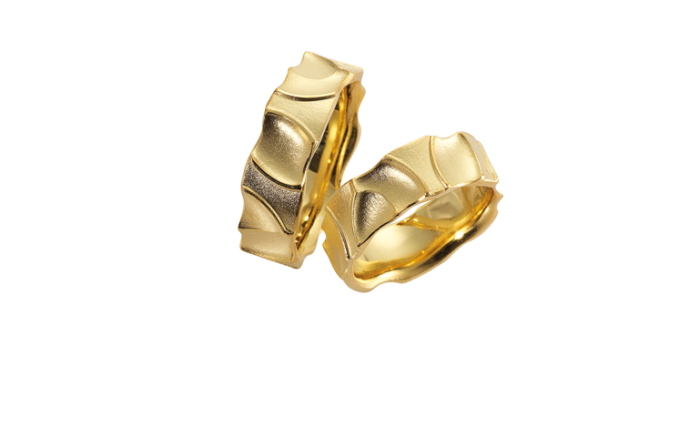 05123+05124-wedding rings, gold 750